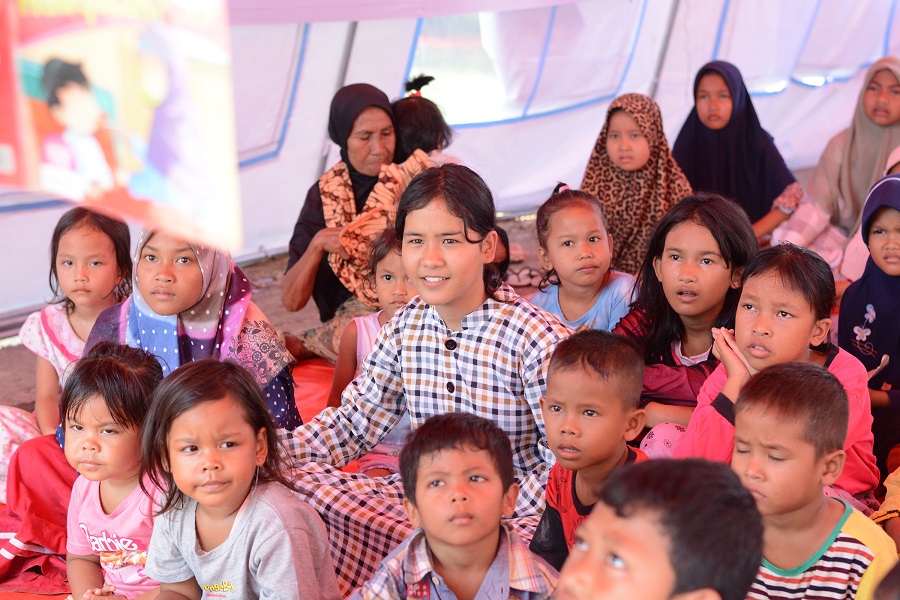 <strong>Tanggap Banjir Bandang Aceh Selatan, 3R Laksanakan Peace School</strong>